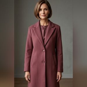 Vigoss Women's Burgundy Trench Coat